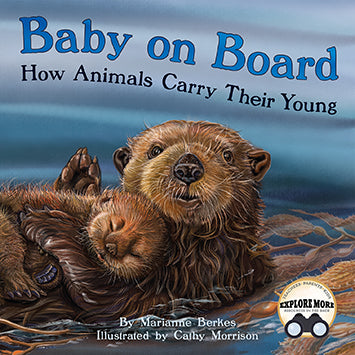 Paradise Clay DAW004 Baby on Board: How Animals Carry Their Young - Book
