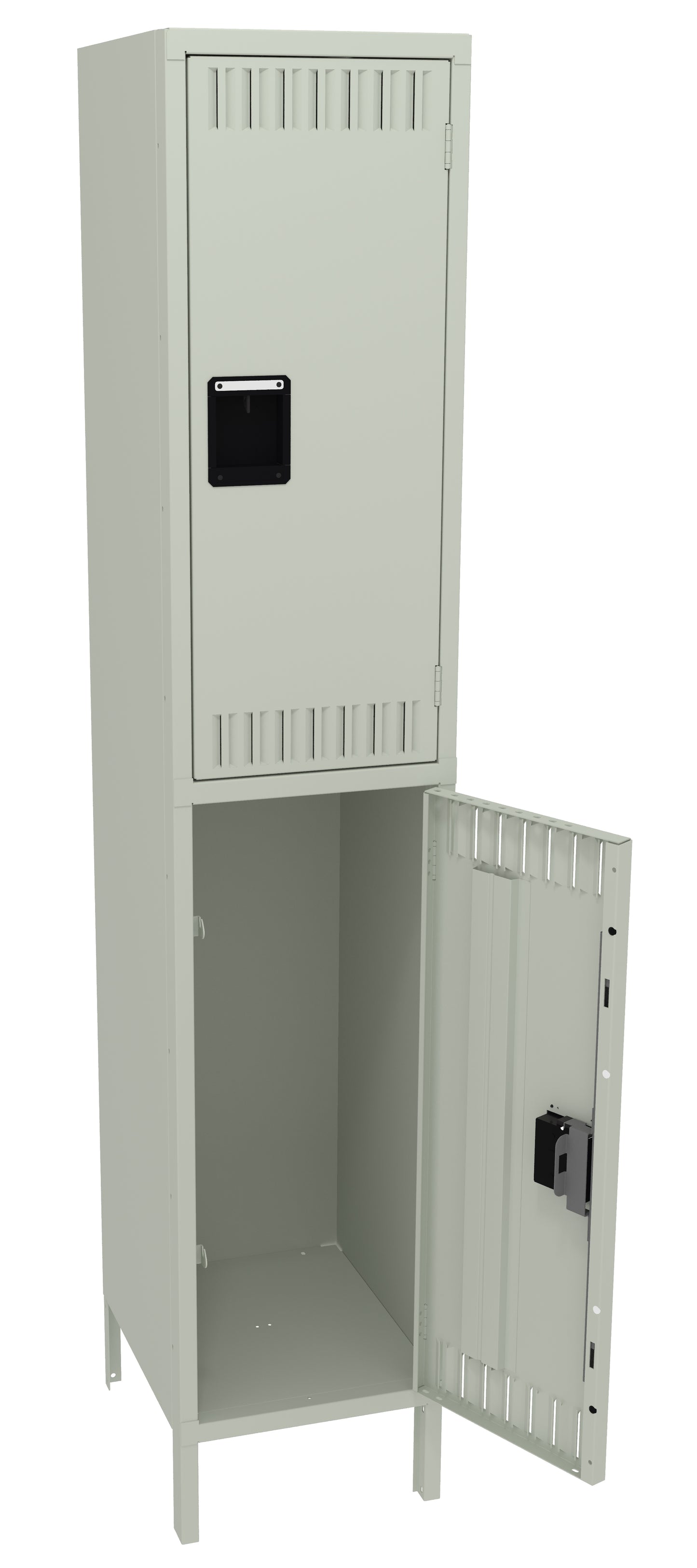 Tennsco DTS-151836-1 Double Tier Locker - One Wide With Legs (Assembled)