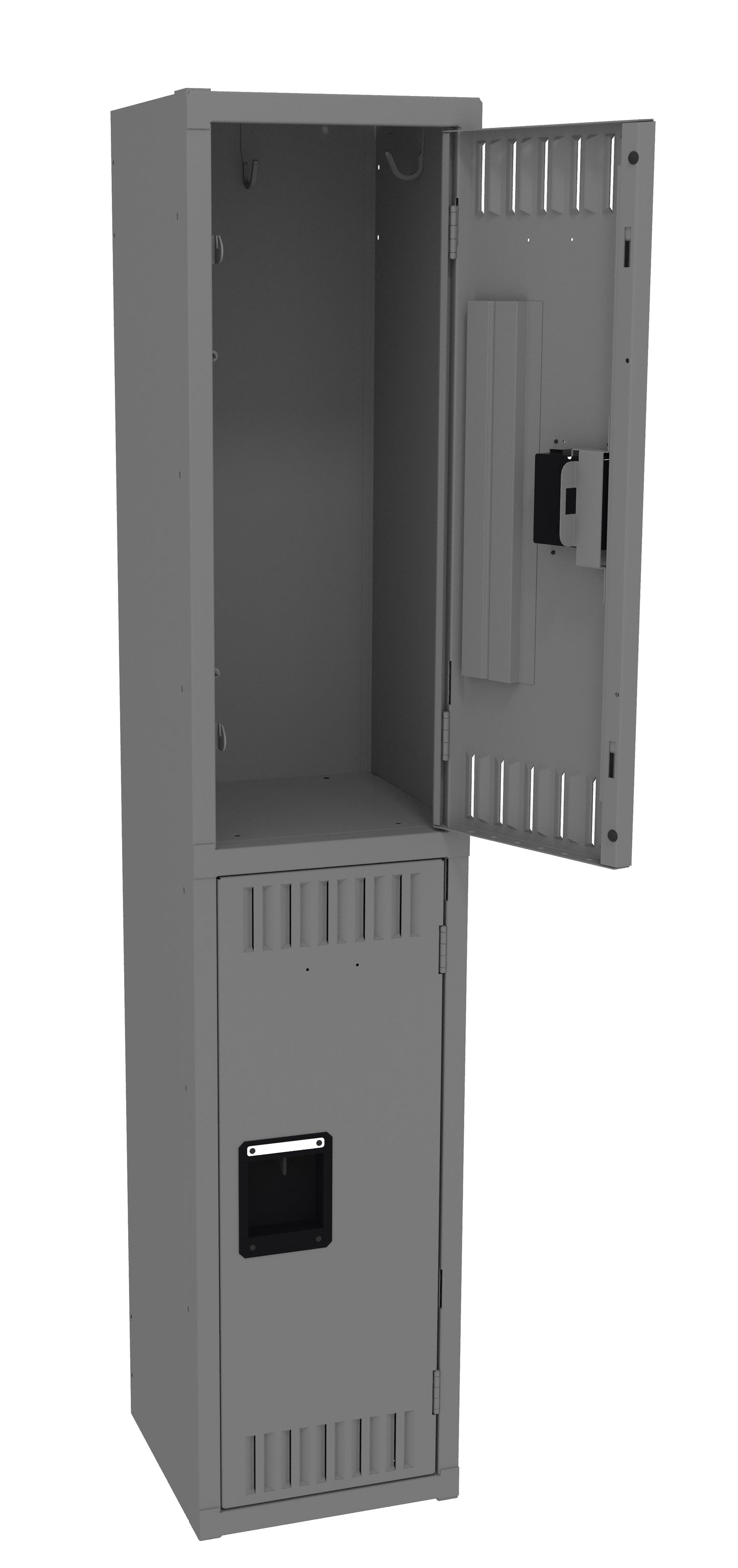 Tennsco DTS-121230-A Double Tier Locker - One Wide, No Legs (Assembled)