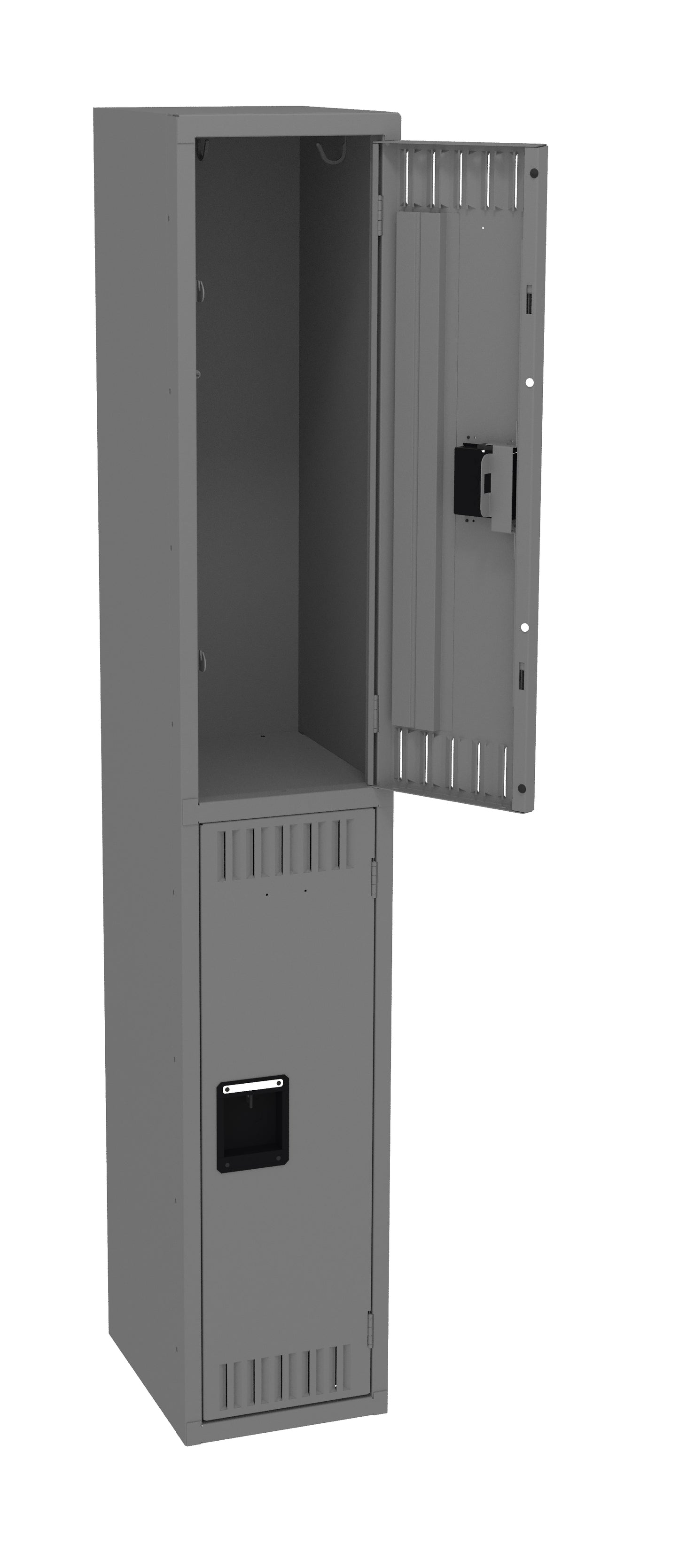Tennsco DTS-121536-A Double Tier Locker - One Wide, No Legs (Assembled)