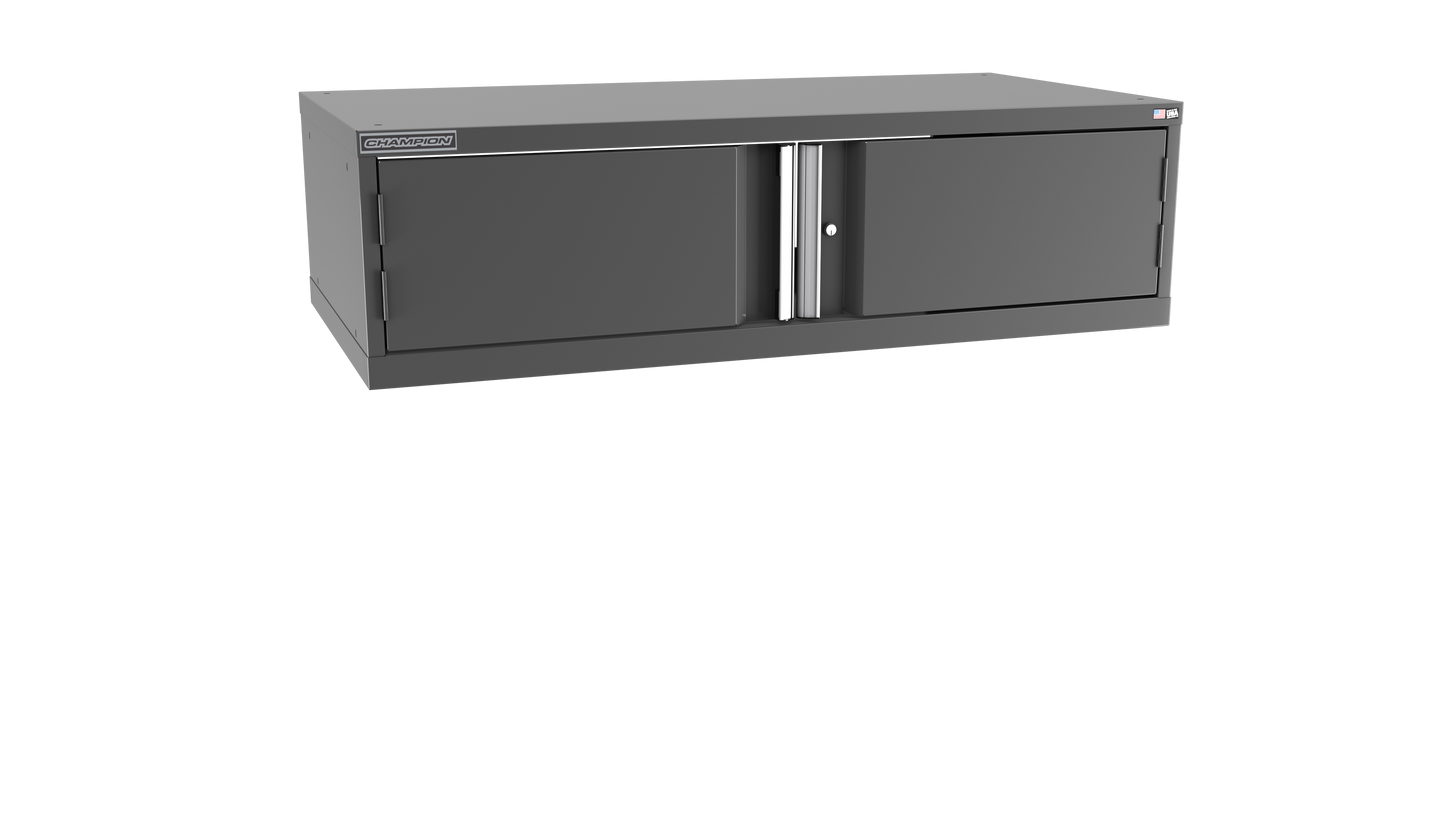 Champion Tool Storage DW600-2FDIL-DG 2-Door Standard Depth Modular Cabinet DW600 | 56-1/2"W x 15-3/4"H x 28-1/2"D, Dark Gray