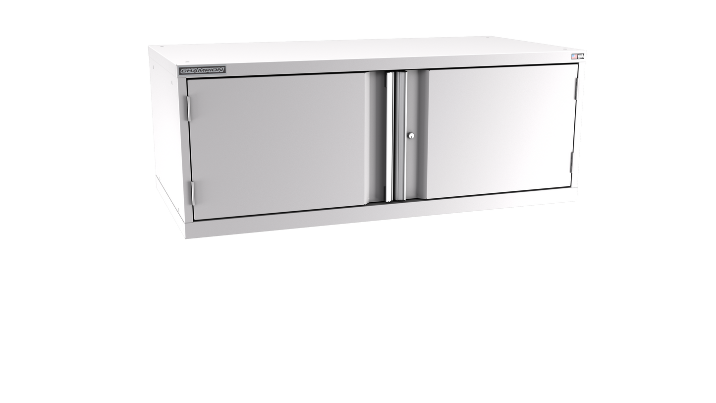 Champion Tool Storage DW900-2FDIL-LG 2-Door Standard Depth Modular Cabinet DW900 | 56-1/2"W x 21-5/8"H x 28-1/2"D, Light Gray