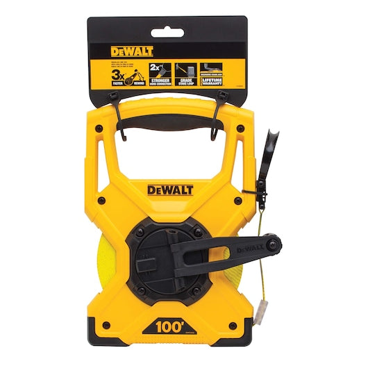 Dewalt DWHT34039 100 Ft Fiberglass Long Tape