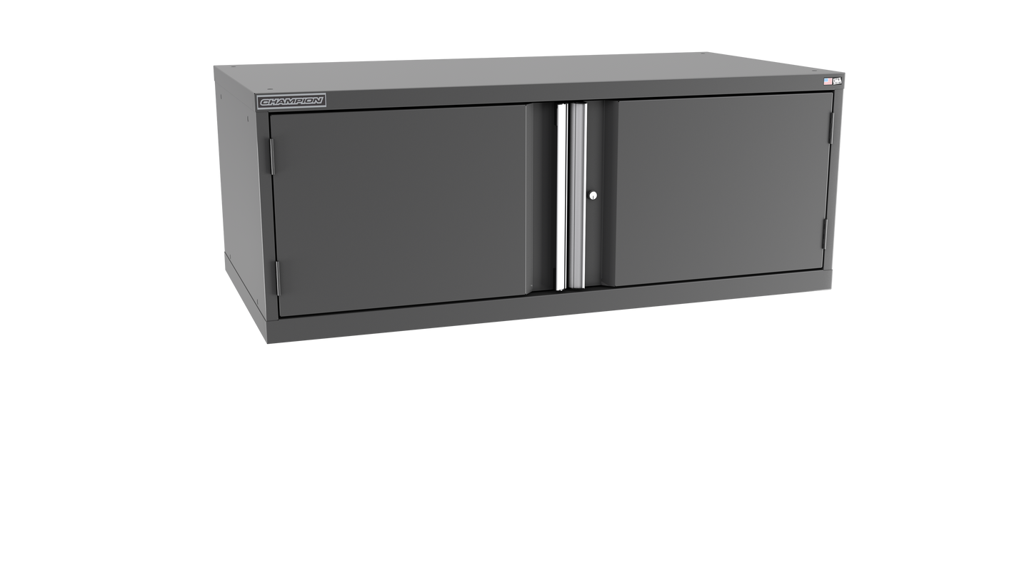 Champion Tool Storage DWS900-2FDIL-DG 2-Door Shallow Depth Modular Cabinet DWS900 | 56-1/2"W x 21-5/8"H x 22-1/2"D, Dark Gray