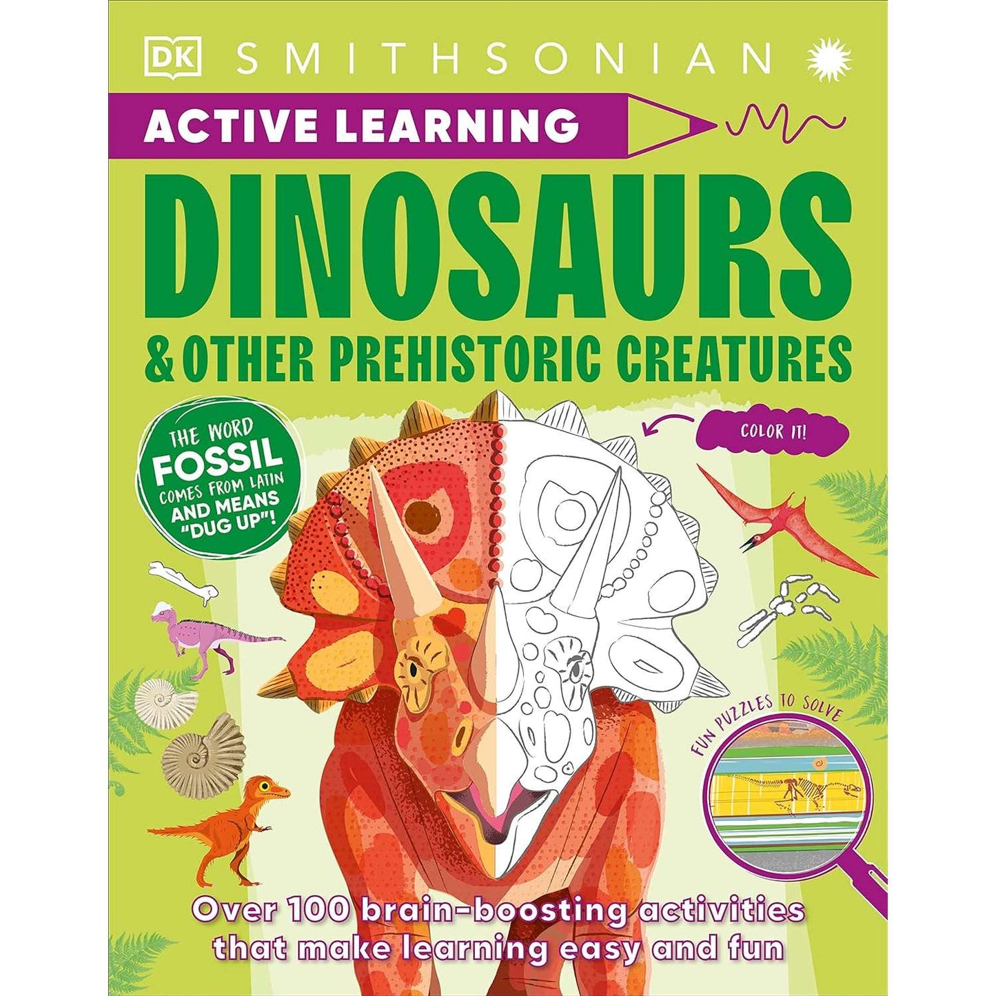 Paradise Clay DKP140 Active Learning Dinosaurs and Other Prehistoric Creatures - Book