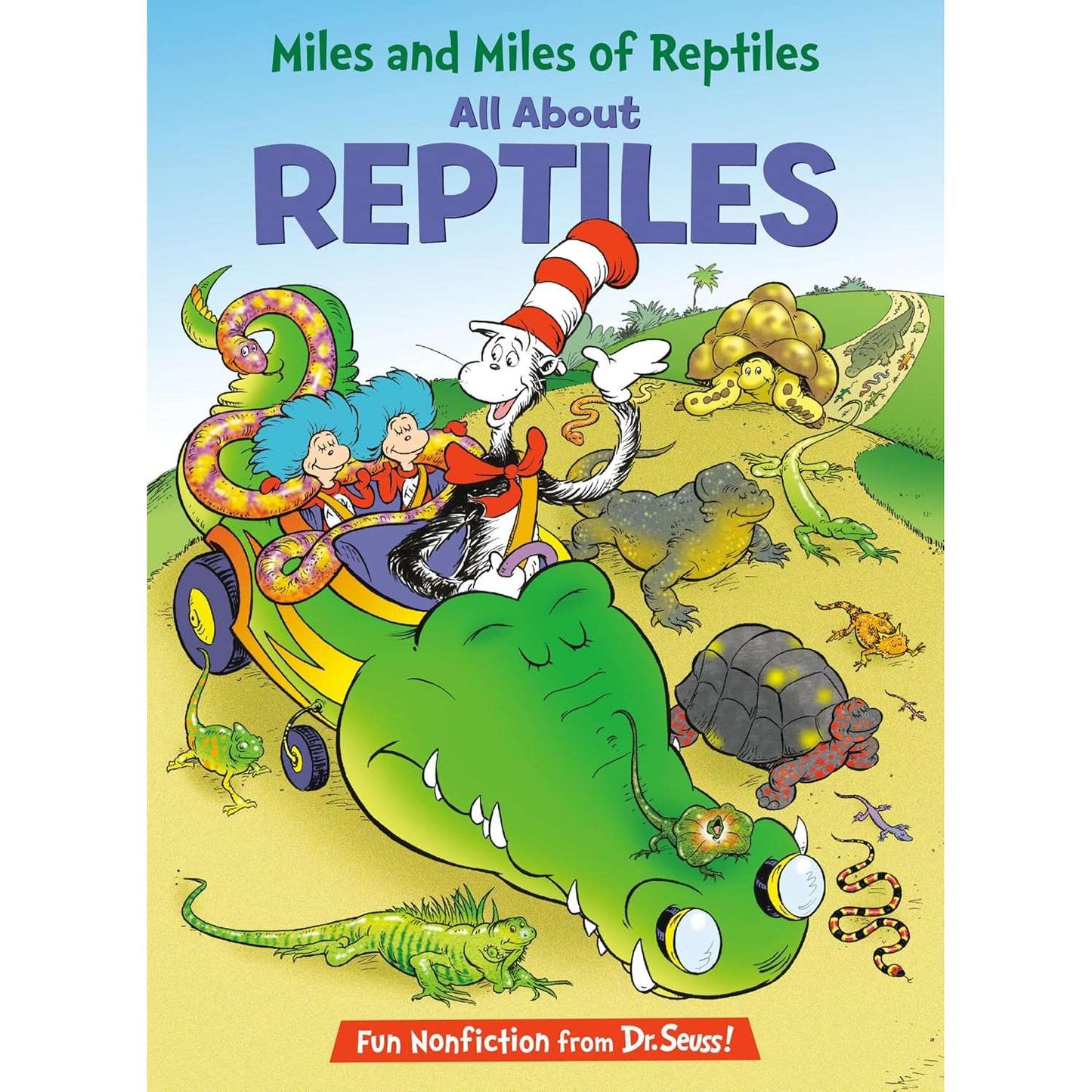 Paradise Clay RAN456 Miles and Miles of Reptiles: All About Reptiles - Book