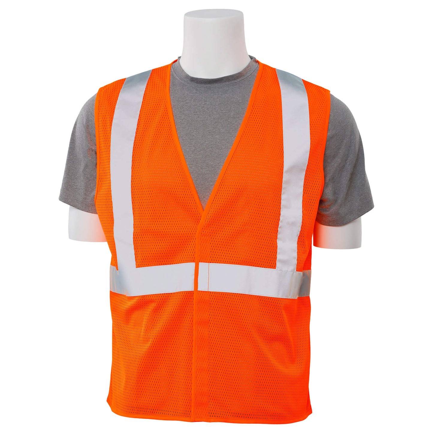 Delta Plus WEL61433HOMD S362 CL 2 Safety Vest, MD, Hi Viz Orange