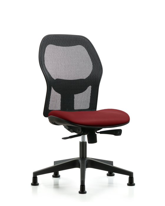 Blue Ridge Ergonomics EXE-VMDHCH-RG-H0-A0-RG-8815 Executive Windova Mesh Back Chair with Borscht Supernova™ Seat and Stationary Glides