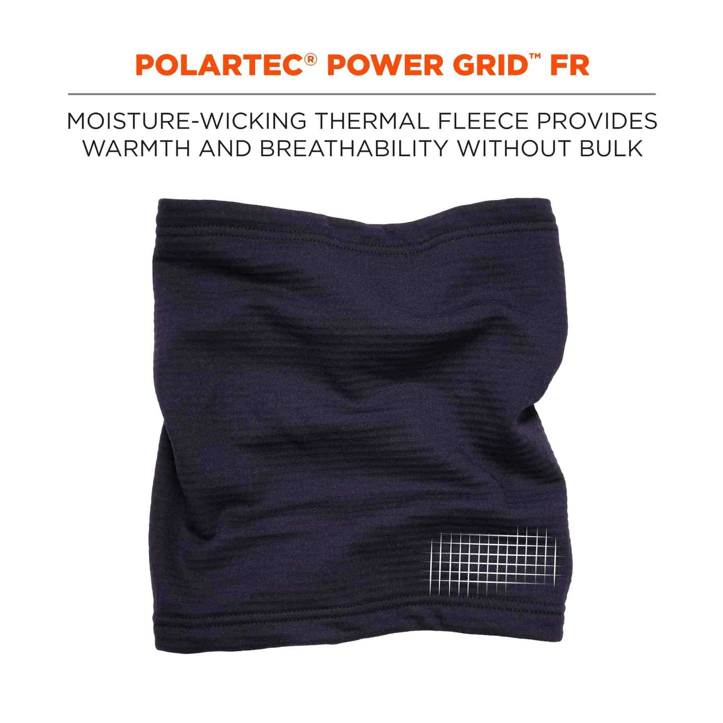 Ergodyne 16964 N-Ferno 6962 FR Neck Gaiter - Dual Compliant, NFPA 70E/NFPA 2112 (Navy)