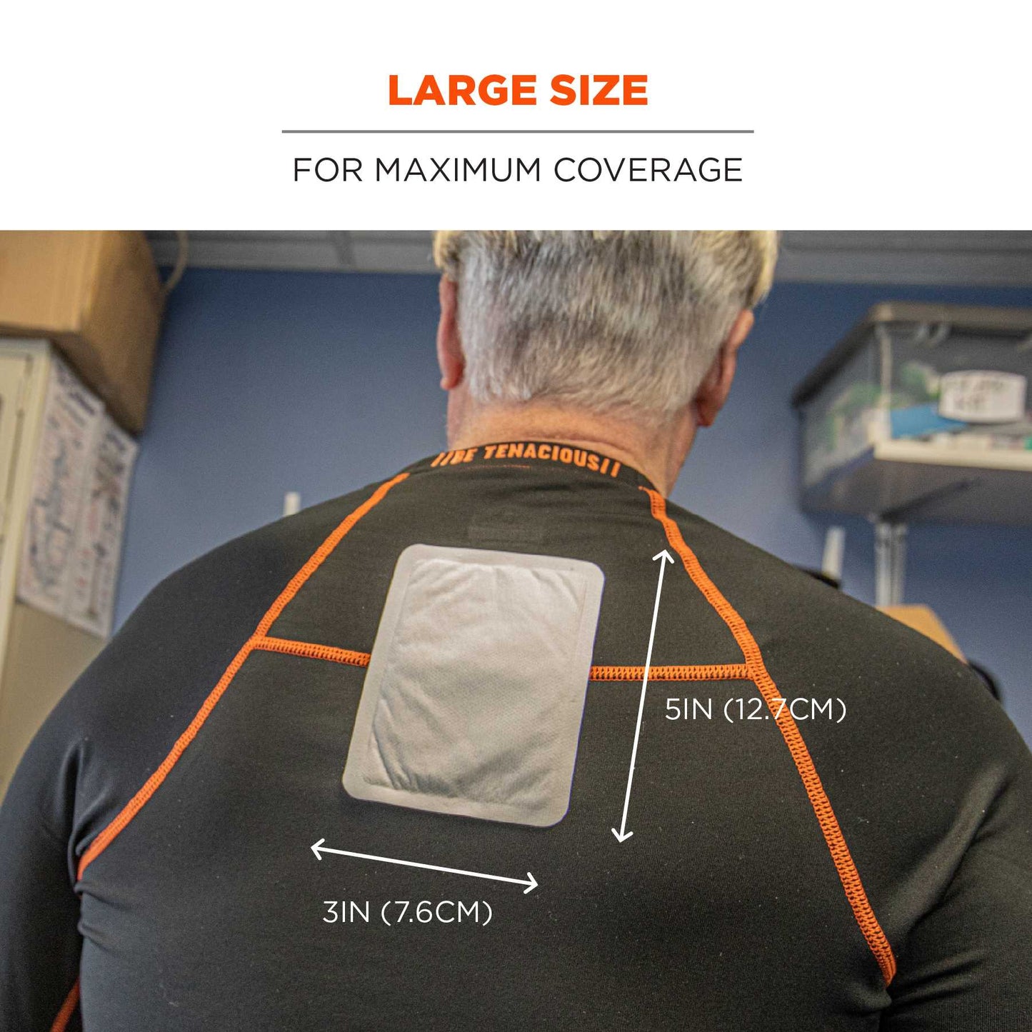 Ergodyne 16997 N-Ferno 6997 Adhesive Body Warmers - Air Activated Heat Pad (White)