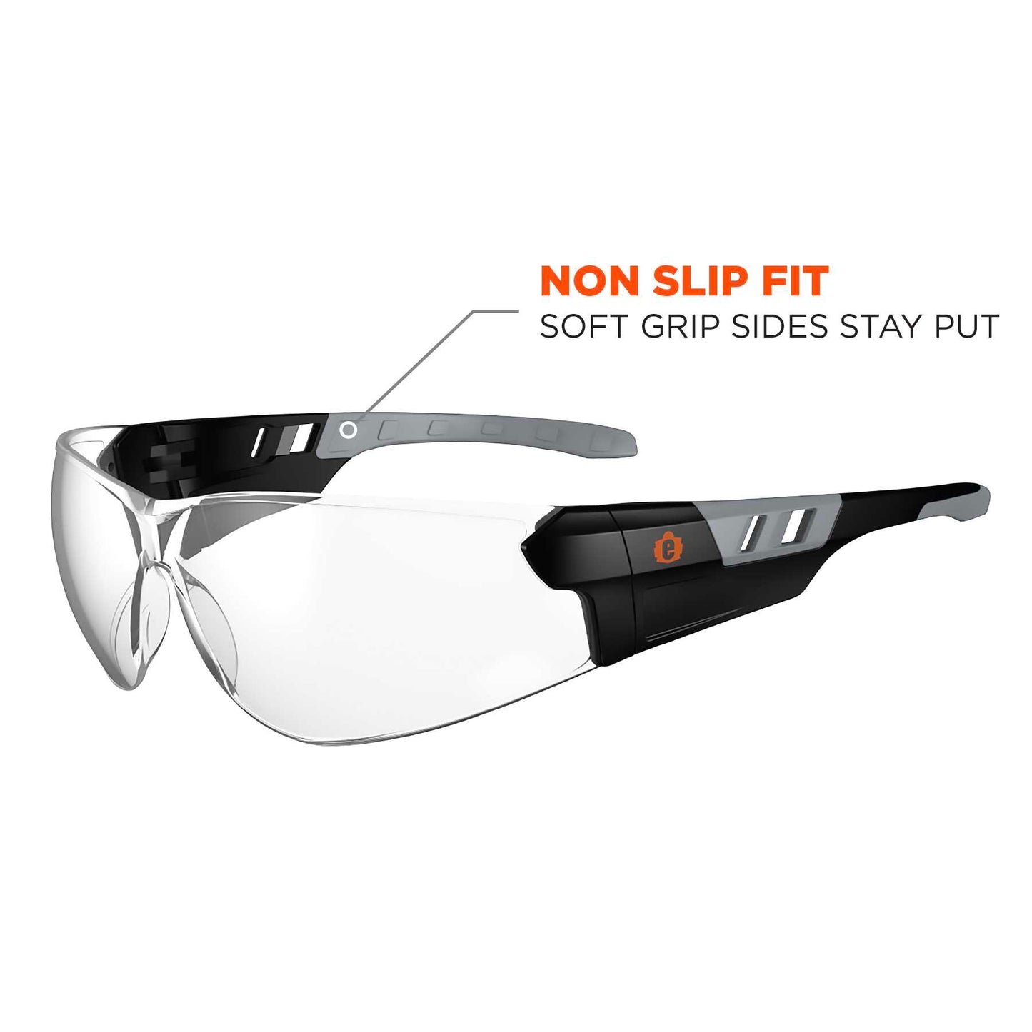 Ergodyne 59100 Skullerz SAGA Frameless Safety Glasses // Sunglasses ()