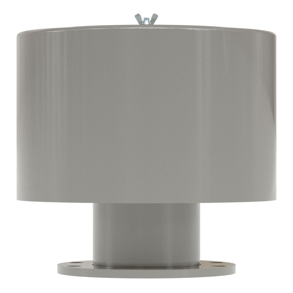 Solberg F-275P-600F Inlet Filter Silencer with Flanged Connection, 6" ANSI Flange, Polyester Element, 600 SCFM, 5 Micron