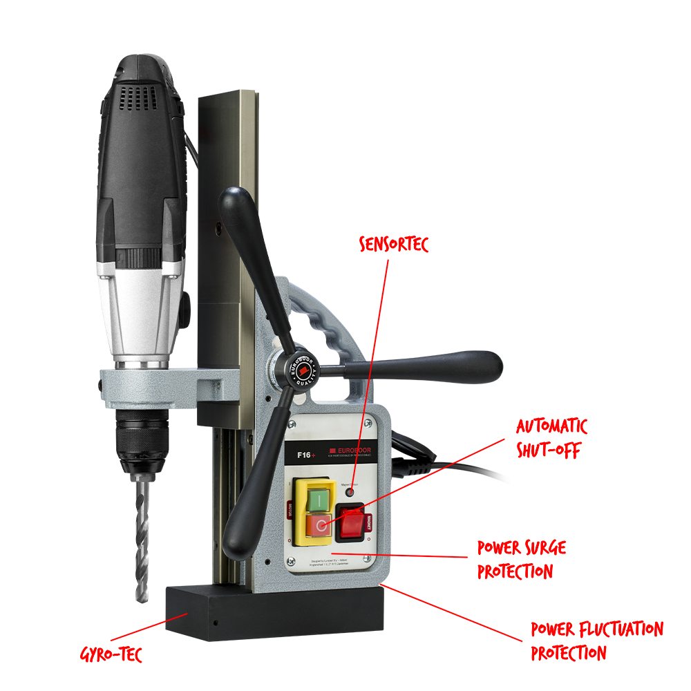 Euroboor F16+ Magnetic Drill Stand, 110 V, Us.
