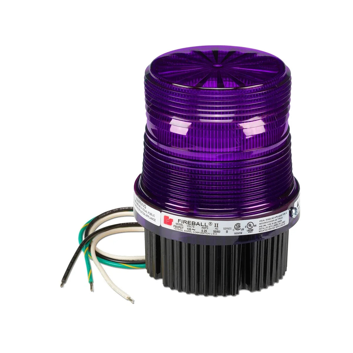 Federal Signal FB2PST-012-024M Fireball® Strobe Warning Lights, Magenta