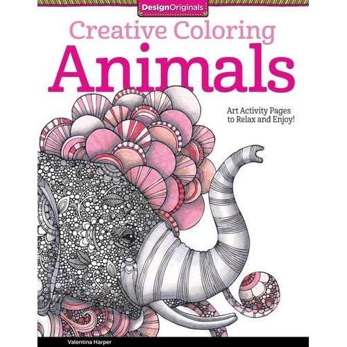Paradise Clay FCP042 Creative Coloring Animals - Book