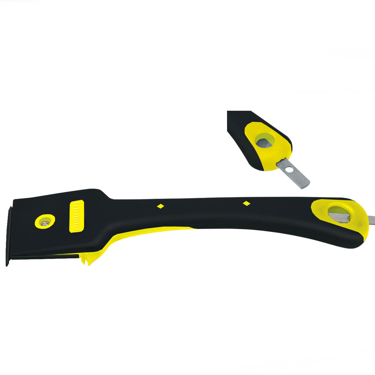 Allway FE4 2-½” 4-Edge Soft-Grip Wood Scraper With File