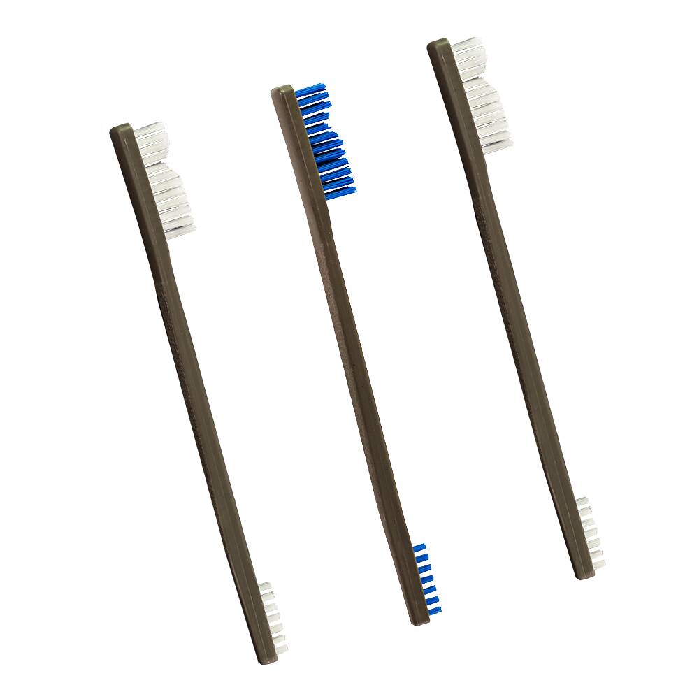 Otis FG-316-NB-3 3 Pack Ap Brushes (2 Nylon/1 Blue Nylon)