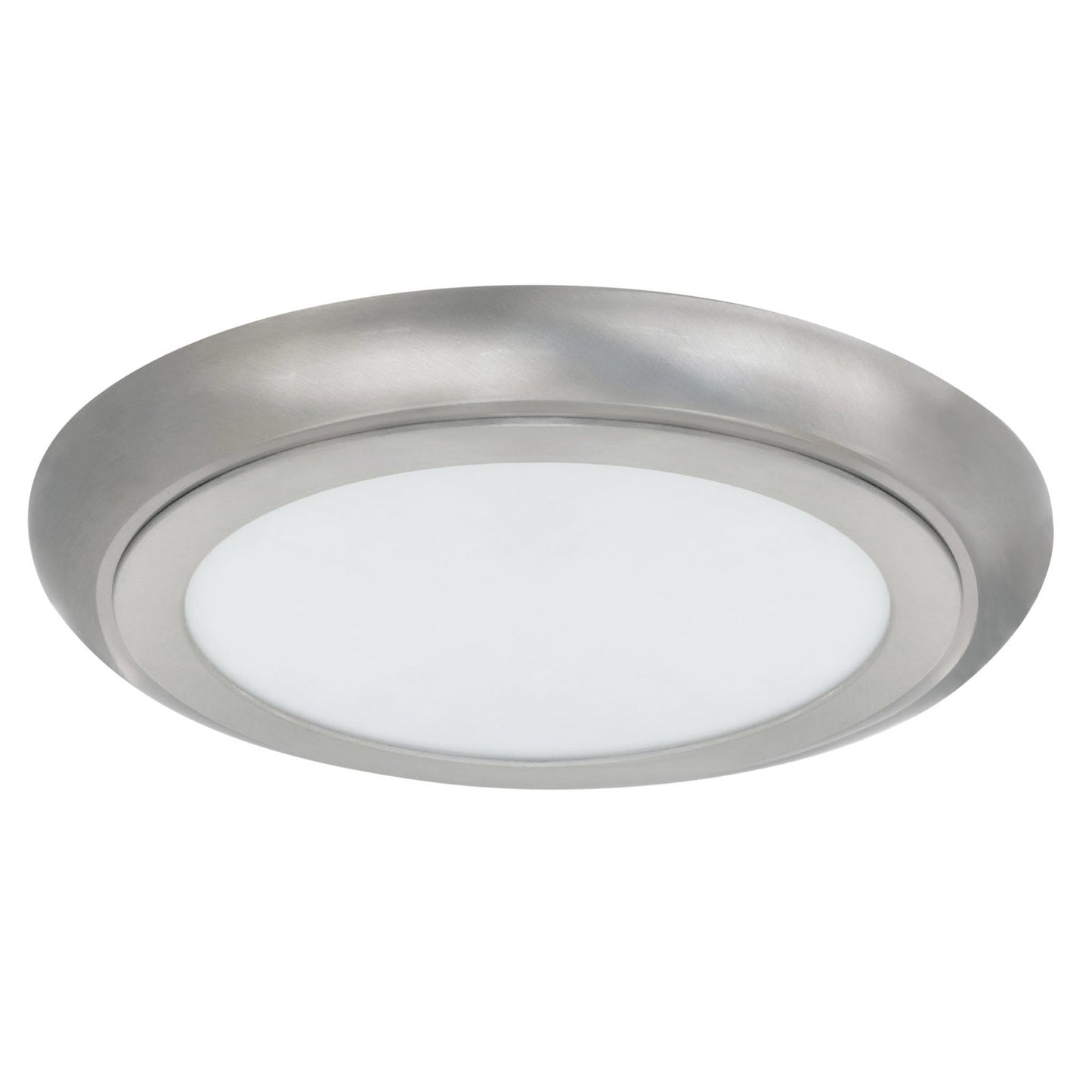 Feit Electric FP13D/4WY/NK 13 in. Round 3-in-1 Selectable Color Flush Mount LED Nickel Edgelit Flat Panel Ceiling Fixture