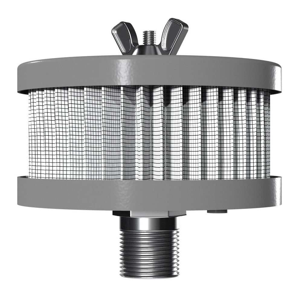 Solberg FT-15-050 Open Inlet Filter, 1/2" MNPT, Polyester Element, 5 Micron