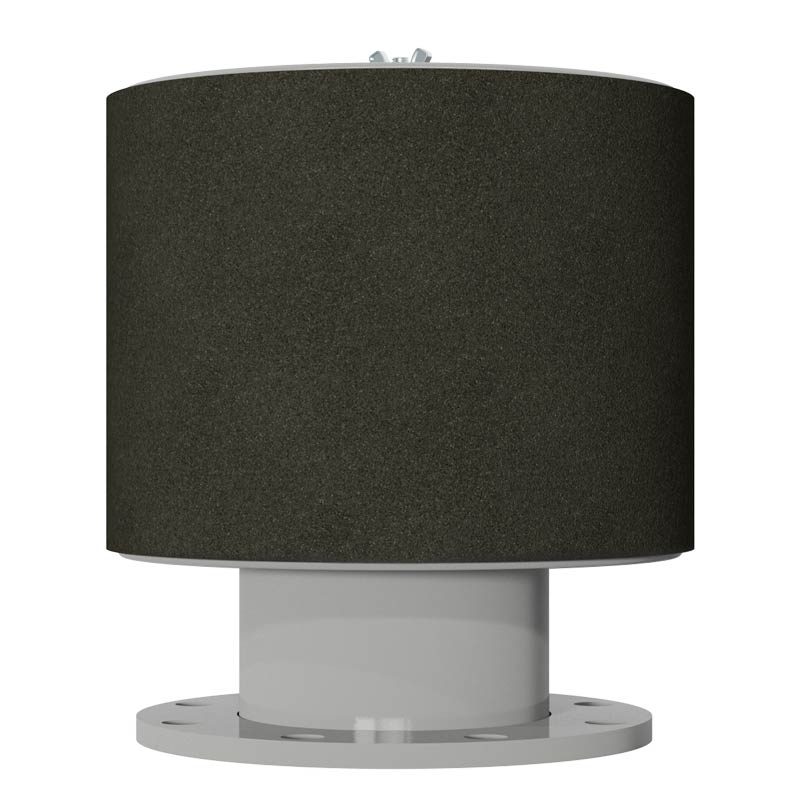 Solberg FT-275P-600F Exposed Intake Filter with Weatherhood, 6" ANSI Flange, Polyester 5 Micron, 1100 SCFM