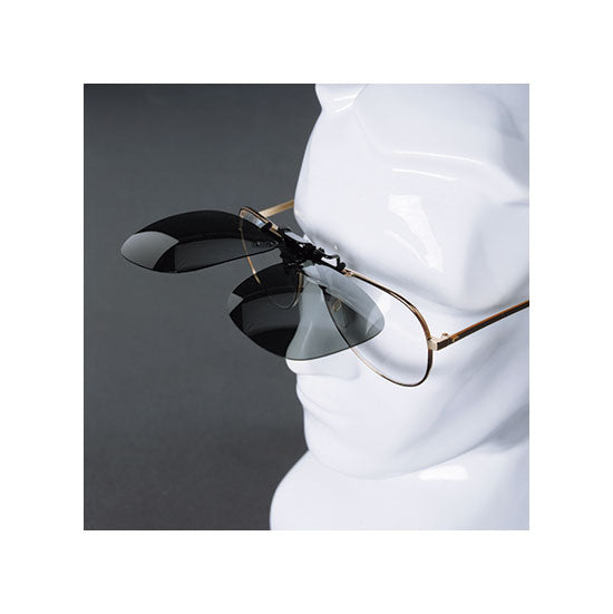 Gateway Safety G4 Flip-Ups Clip-On Safety Lenses - Spring-Loaded IR & Polarized Eyewear Attachments