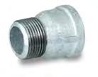 Everflow GMEP0012 1/2" Extension Piece Galvanized Malleable
