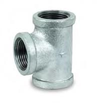 Everflow GMTE0018 1/8" Tee Galvanized Malleable