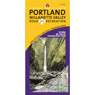 Paradise Clay GPR004 Portland / Willamette Valley Road & Recreation Map