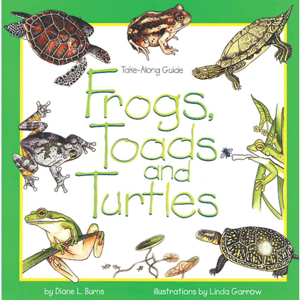 Paradise Clay GPT166 Take-Along Guide: Frogs, Toads & Turtles - Book