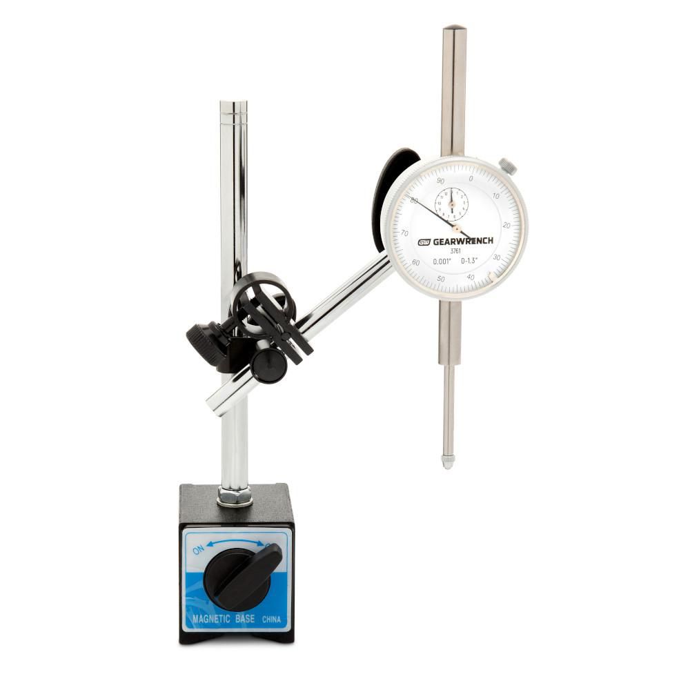 Gearwrench 3761 Dial Indicator Set with On/Off Stand