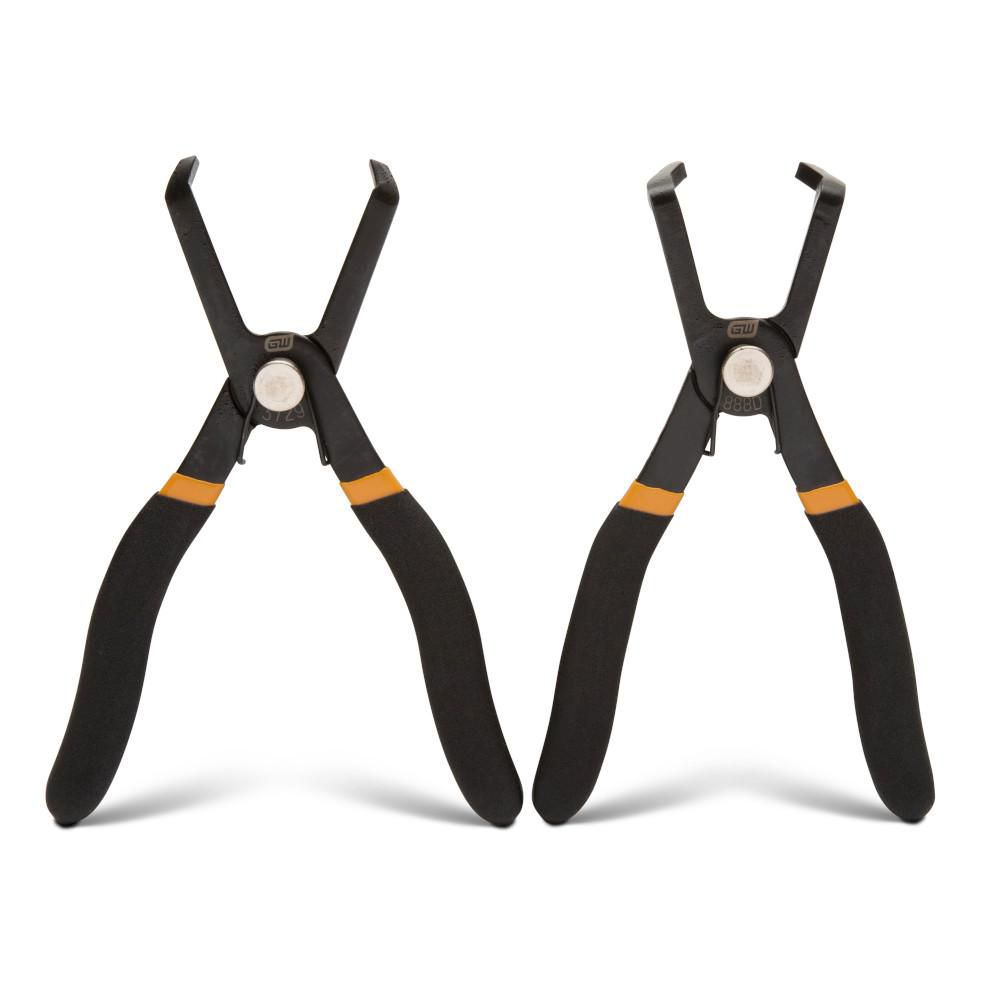 Gearwrench 41840D 2 Piece 30° & 80° Push Pin Plier Set