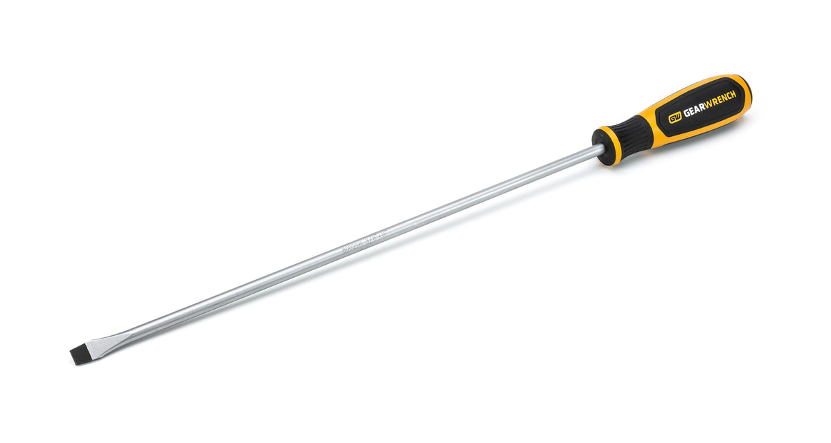 Gearwrench 80021H 3/8" x 16" Slotted Dual Material Screwdriver