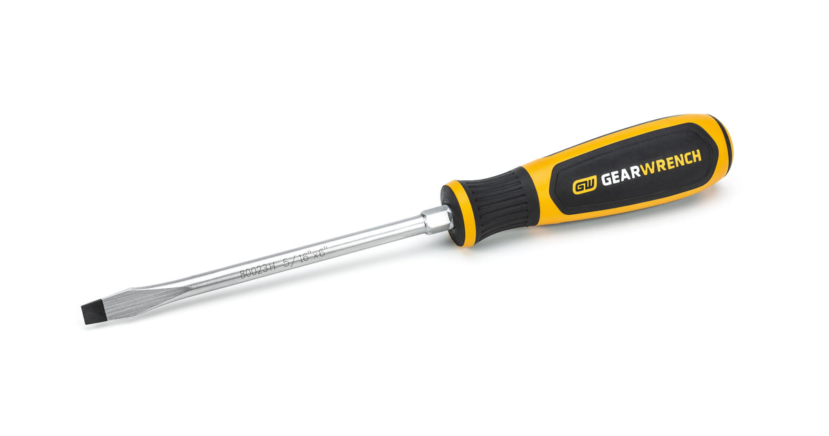 Gearwrench 80023H 5/16" x 6" Slotted Dual Material Screwdriver