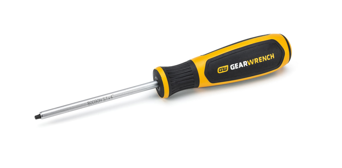 Gearwrench 80090H #1 x 4" Square Dual Material Screwdriver