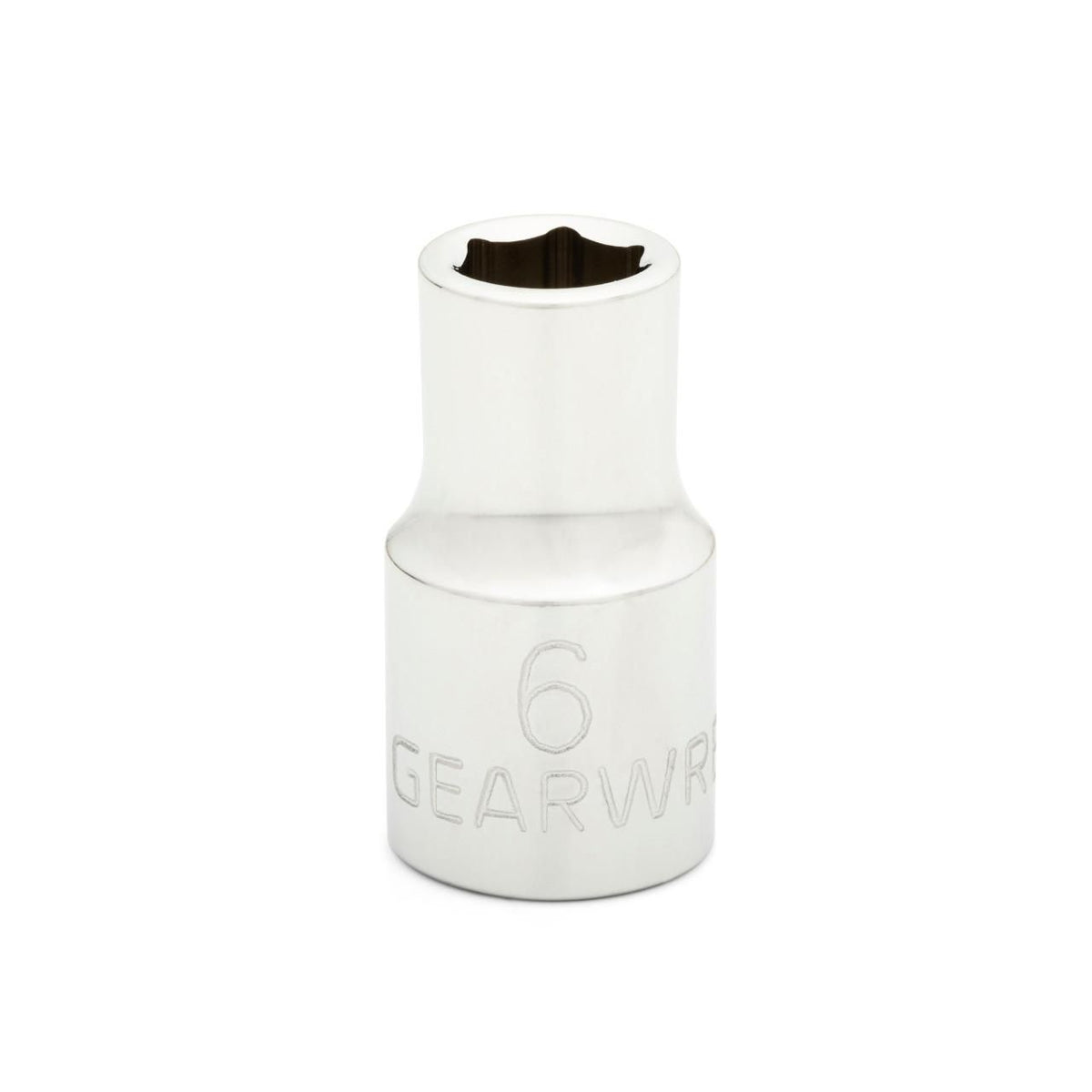 Gearwrench 80128 1/4" Drive 6 Point Standard Metric Socket 6mm