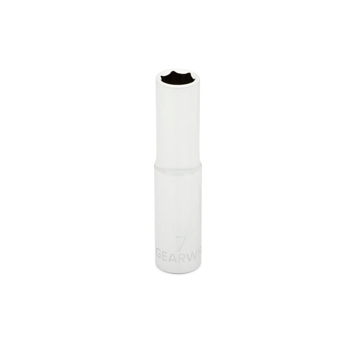 Gearwrench 80142 1/4" Drive 6 Point Deep Metric Socket 7mm