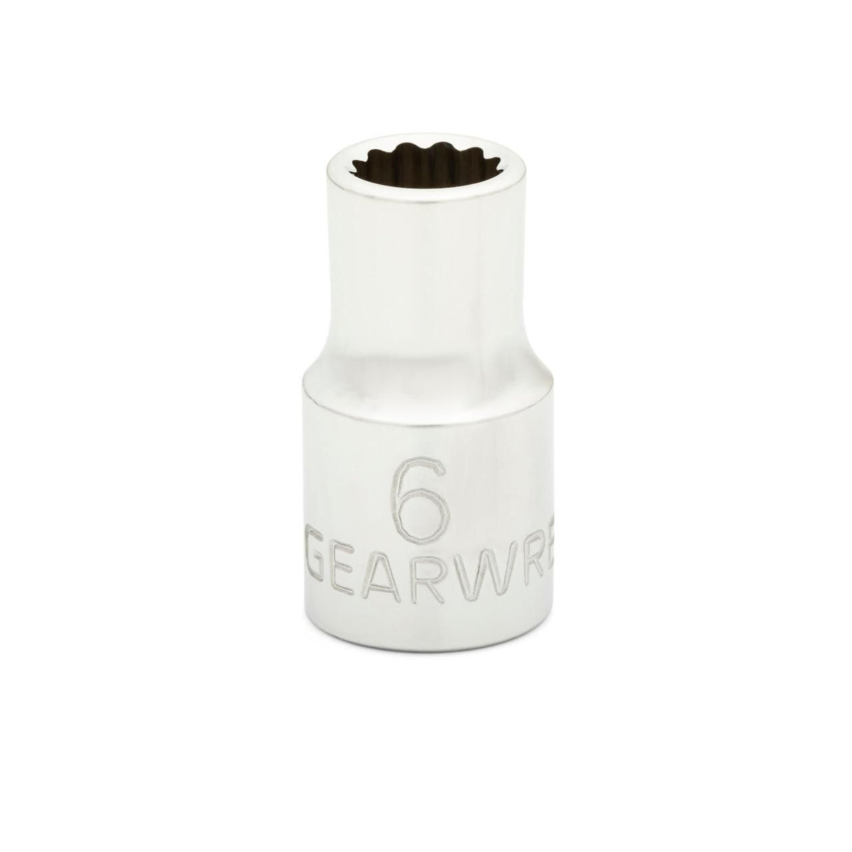 Gearwrench 80200 1/4" Drive 12 Point Standard Metric Socket 6mm