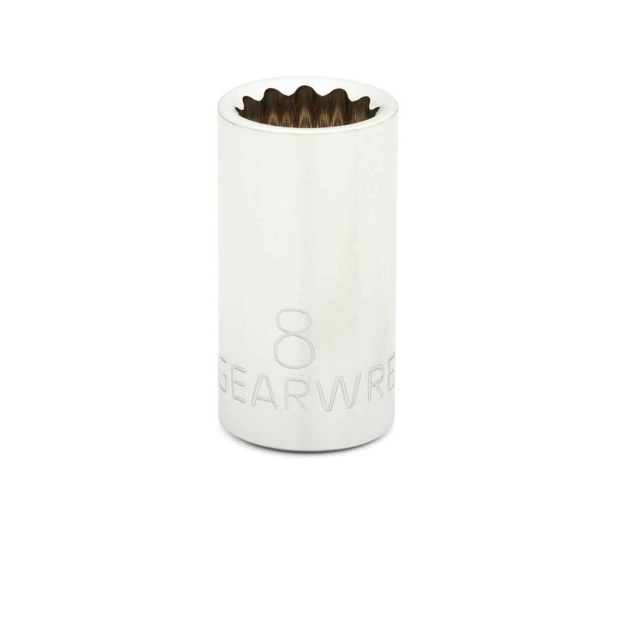 Gearwrench 80202 1/4" Drive 12 Point Standard Metric Socket 8mm