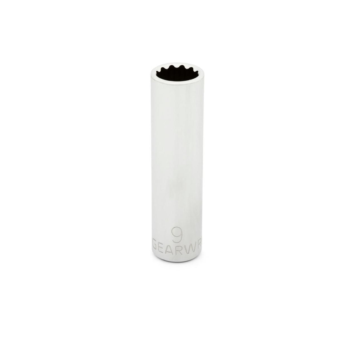 Gearwrench 80236 1/4" Drive 12 Point Deep Metric Socket 9mm