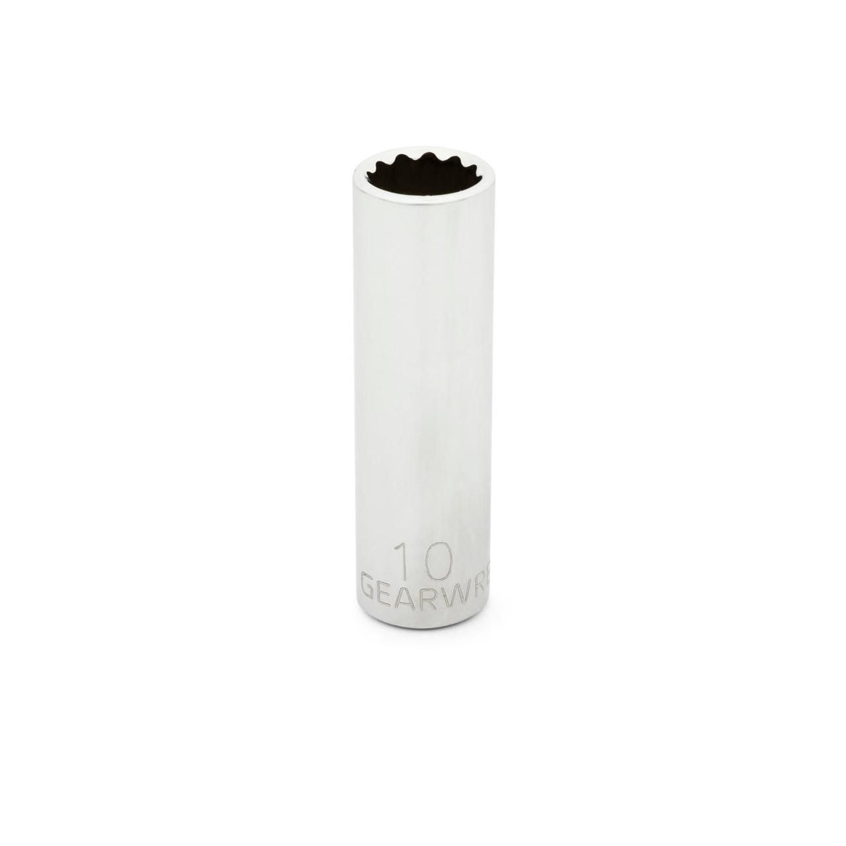Gearwrench 80237 1/4" Drive 12 Point Deep Metric Socket 10mm