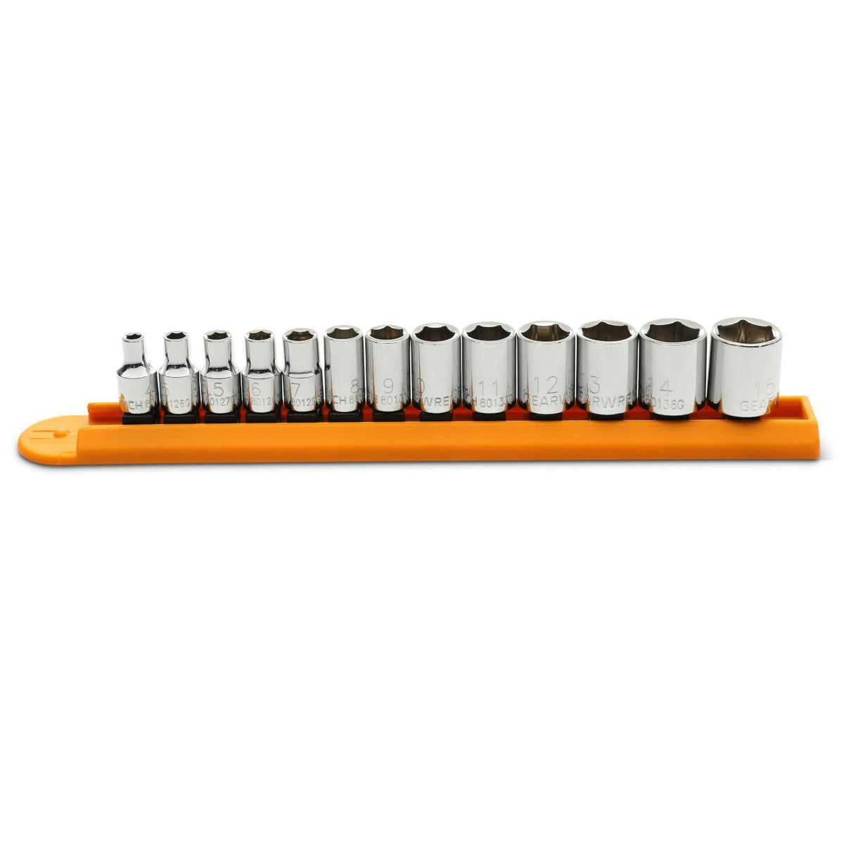 Gearwrench 80302D 13 Piece 1/4" Drive 6 Point Standard Metric Socket Set
