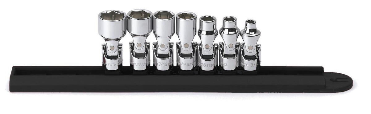 Gearwrench 80310D 7 Piece 1/4" Drive 6 Point Flex SAE Socket Set