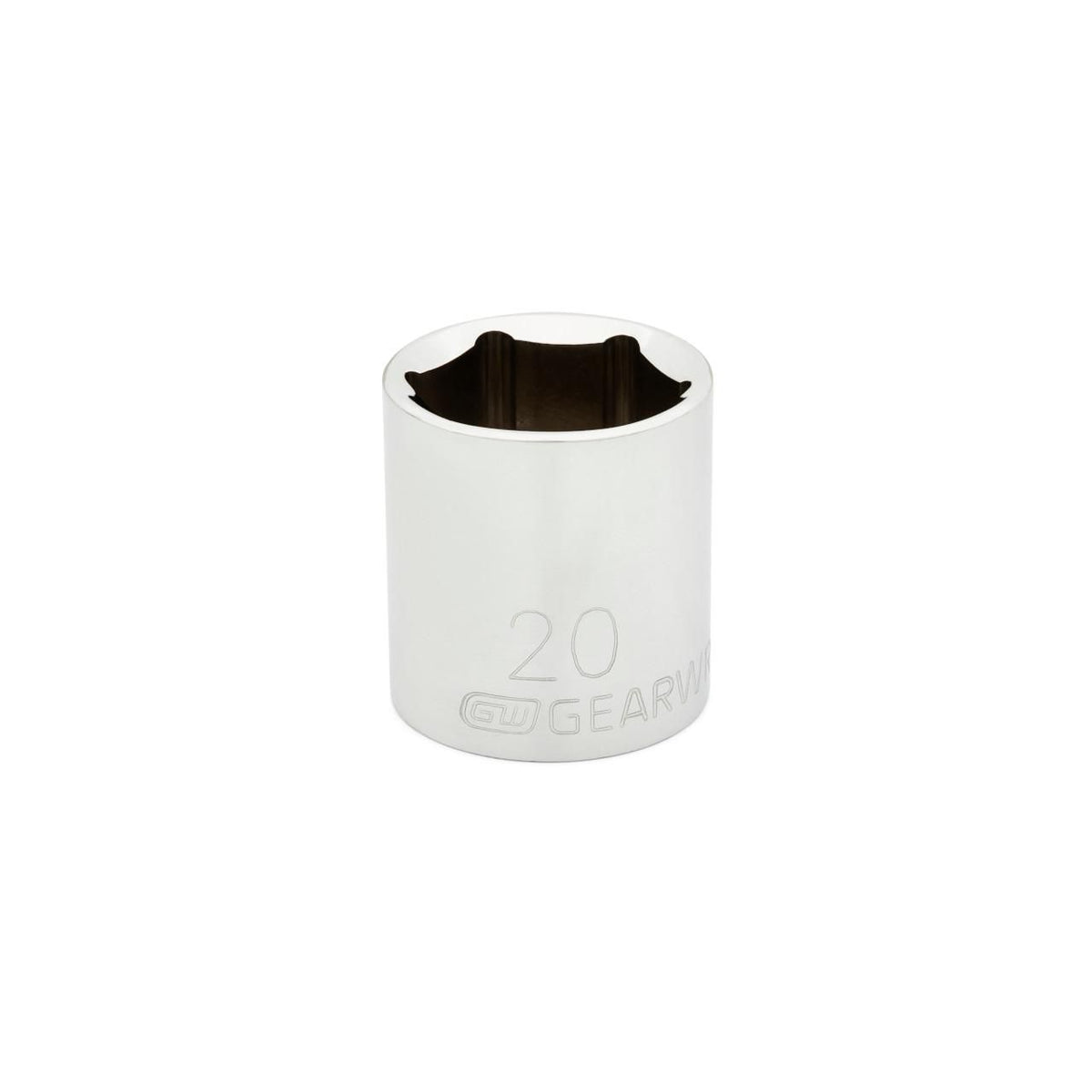 Gearwrench 80330 3/8" Drive 6 Point Standard Metric Socket 20mm