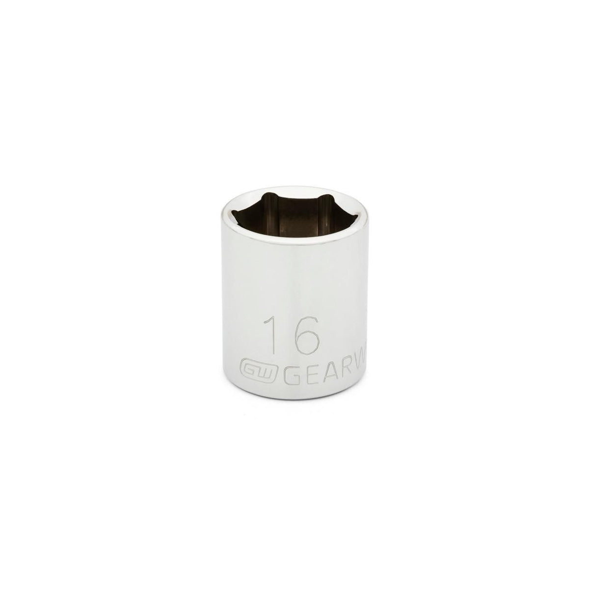 Gearwrench 80384 3/8" Drive 6 Point Standard Metric Socket 16mm