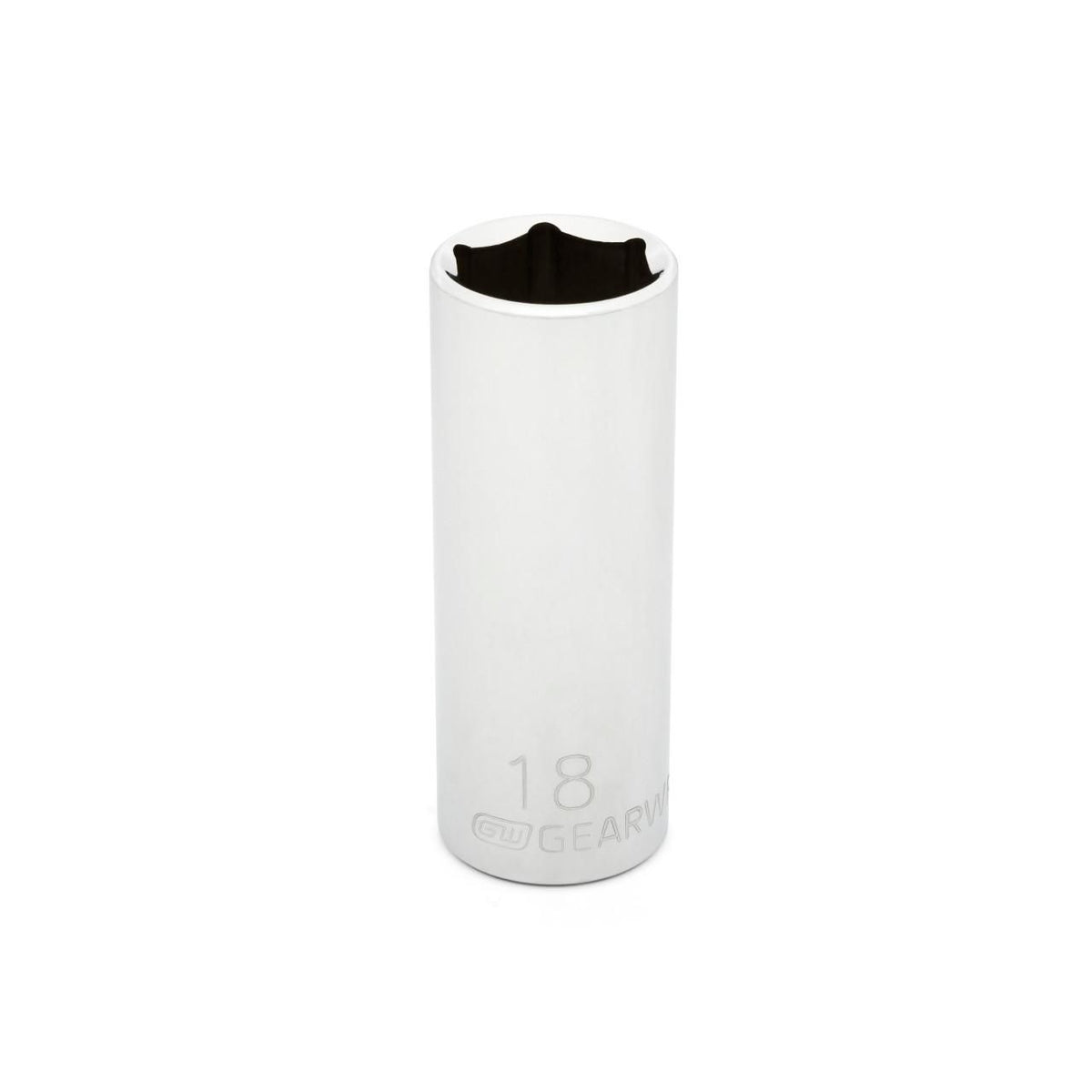 Gearwrench 80400 3/8" Drive 6 Point Deep Metric Socket 18mm