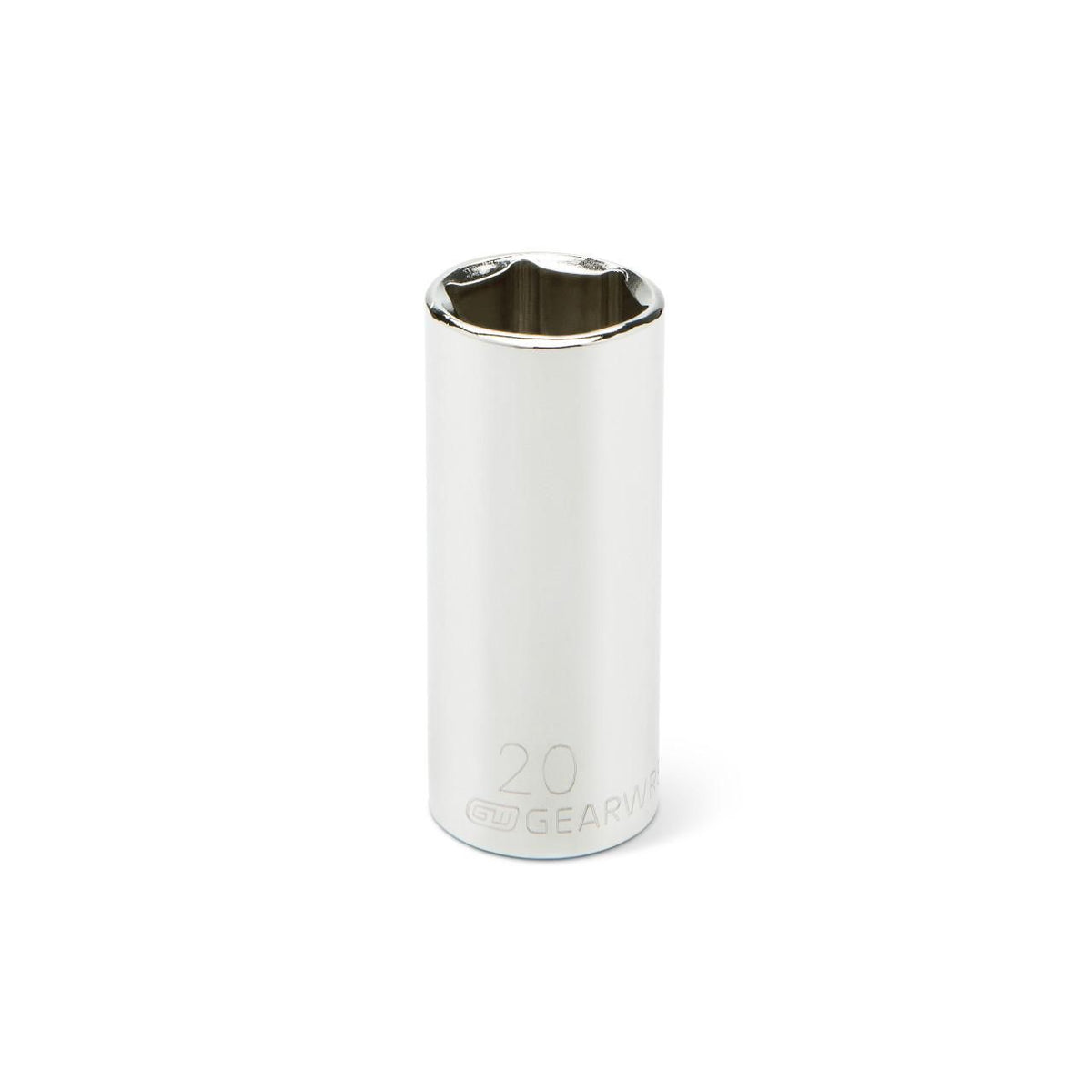 Gearwrench 80406 3/8" Drive 6 Point Deep Metric Socket 20mm