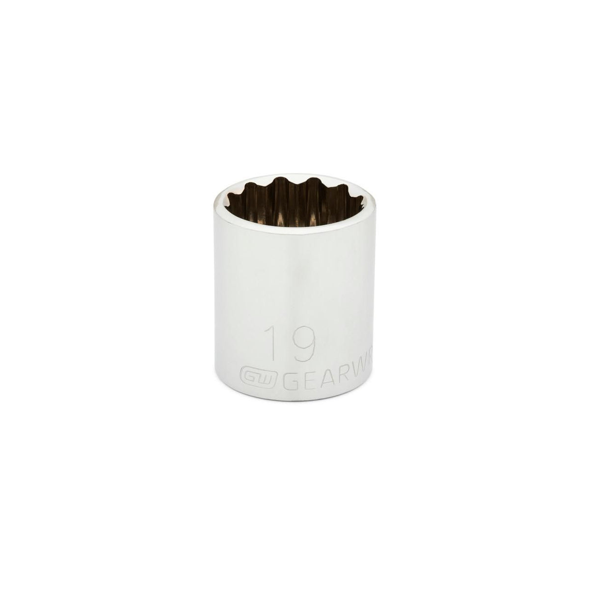 Gearwrench 80495 3/8" Drive 12 Point Standard Metric Socket 19mm