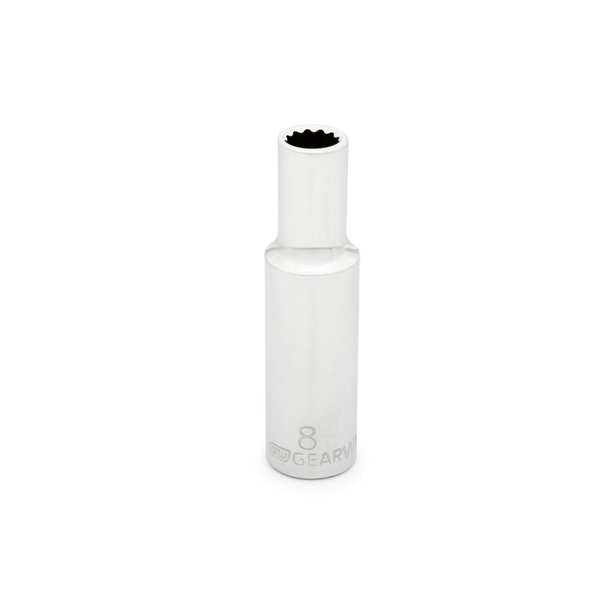 Gearwrench 80522 3/8" Drive 12 Point Deep Metric Socket 8mm