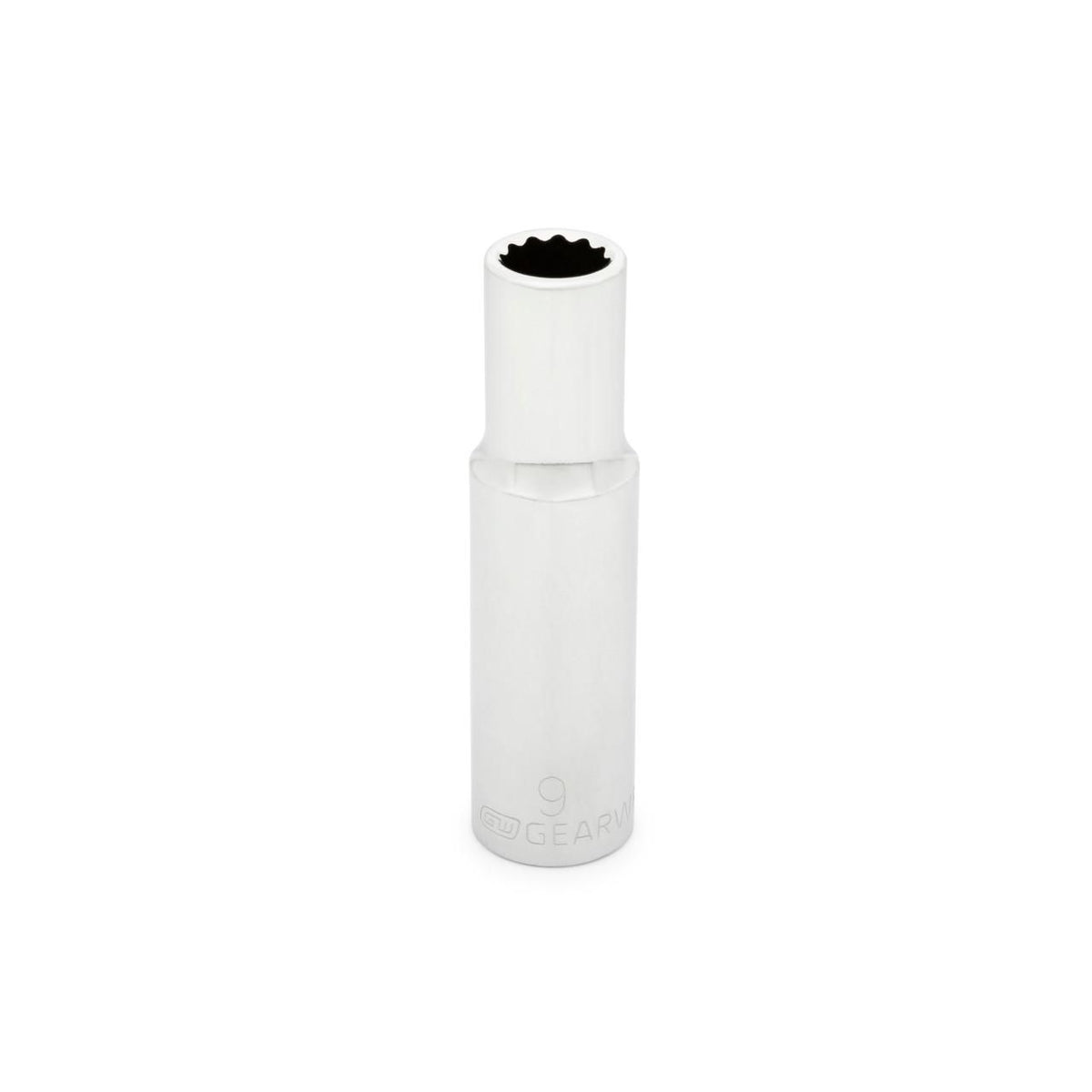 Gearwrench 80523 3/8" Drive 12 Point Deep Metric Socket 9mm