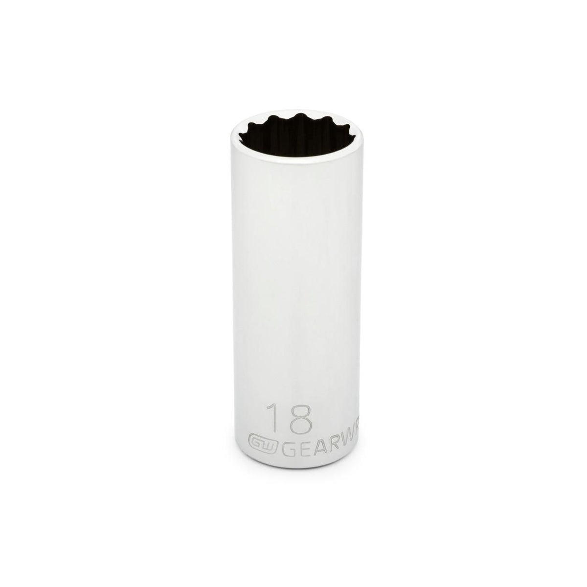 Gearwrench 80532 3/8" Drive 12 Point Deep Metric Socket 18mm